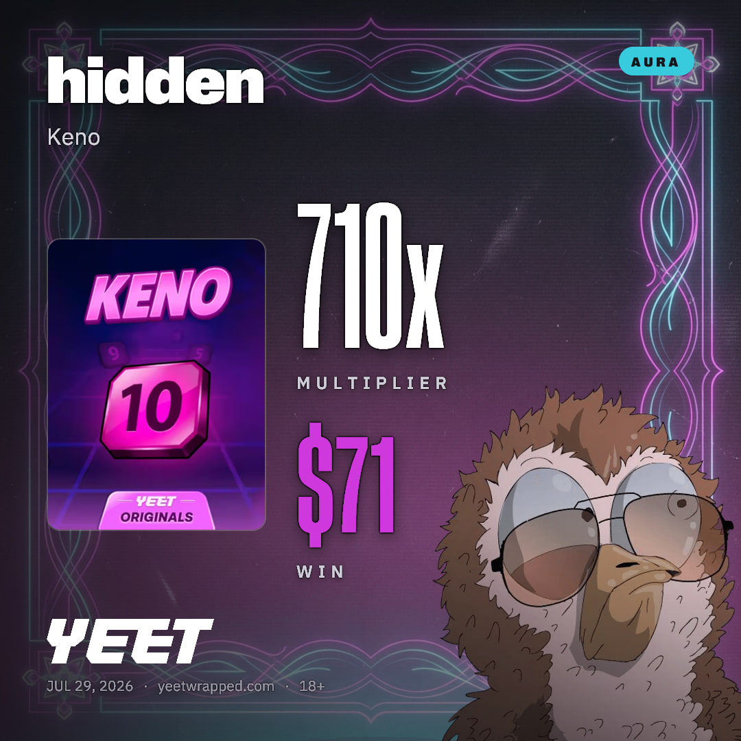 hidden hit 710x on Keno