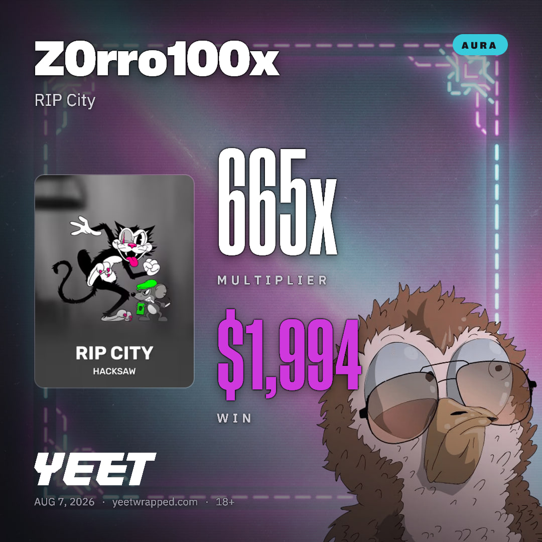 Z0rro100x hit 664.5x on RIP City