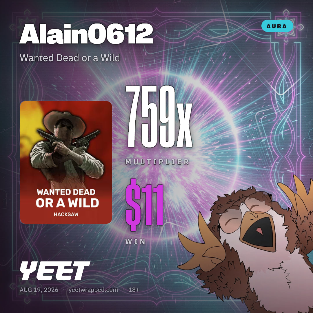 Alain0612 hit 758.5x on Wanted Dead or a Wild
