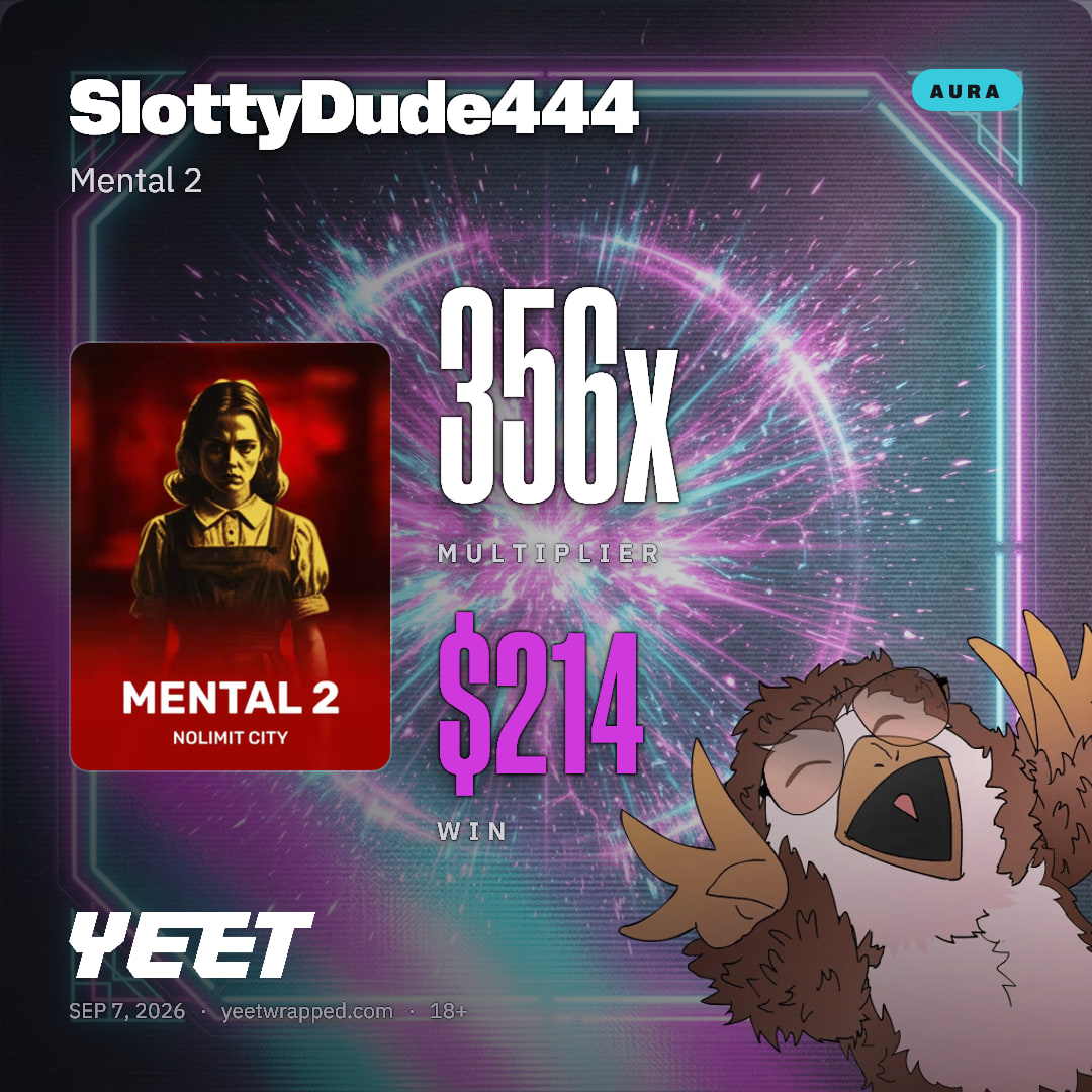 SlottyDude444 hit 356.3x on Mental 2