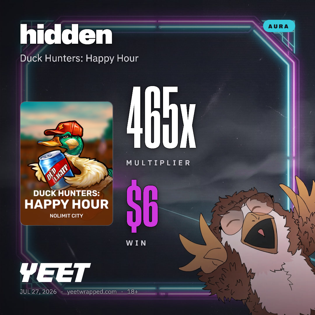 hidden hit 465.3x on Duck Hunters: Happy Hour