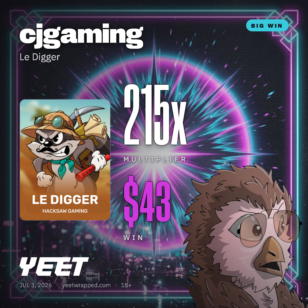 cjgaming hit 214.6x on Le Digger