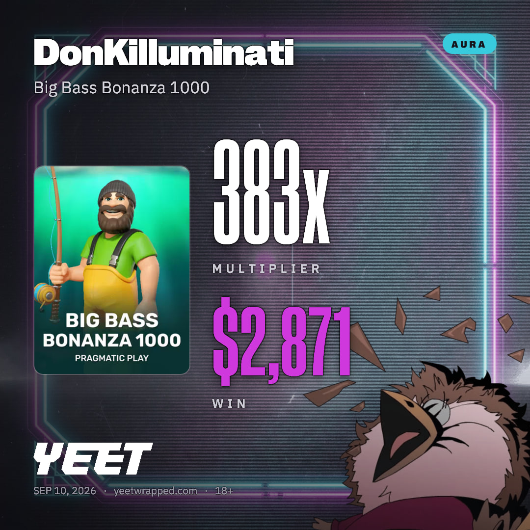 DonKilluminati hit 382.8x on Big Bass Bonanza 1000