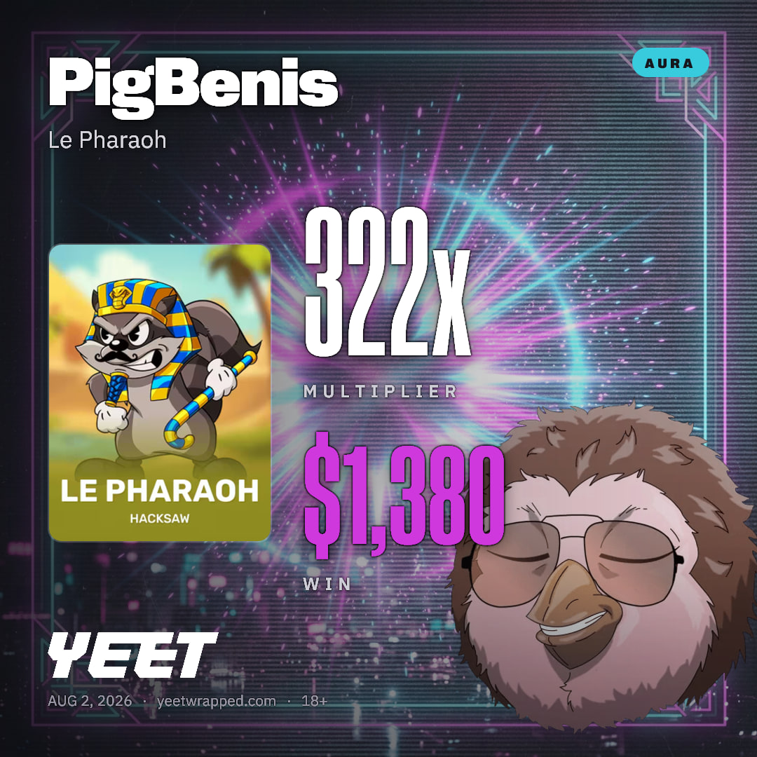 PigBenis hit 322.3x on Le Pharaoh