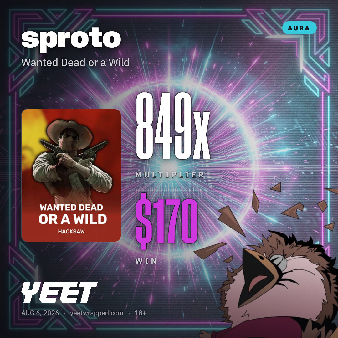 sproto hit 848.9x on Wanted Dead or a Wild
