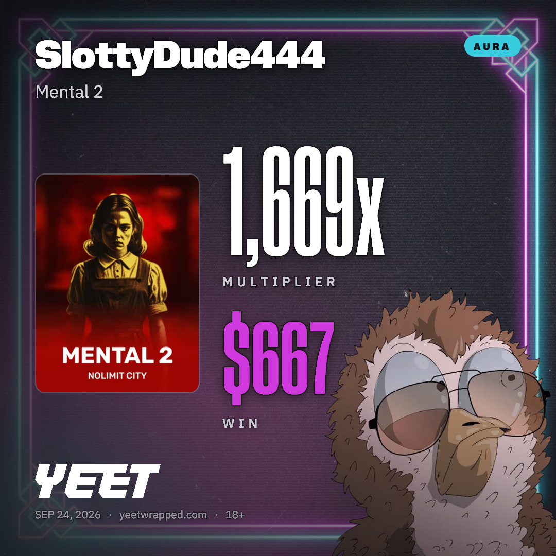 SlottyDude444 hit 1,669x on Mental 2
