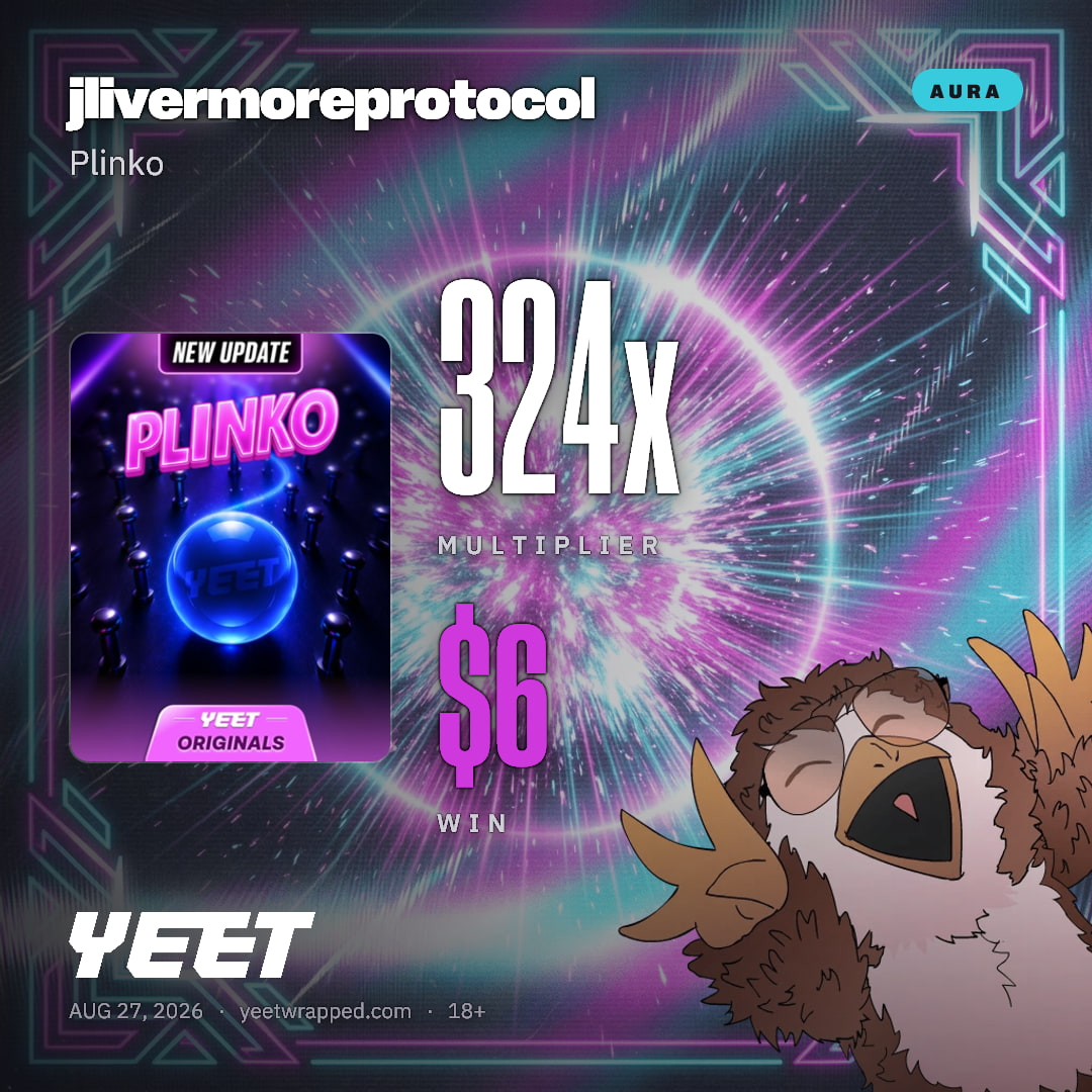 jlivermoreprotocol hit 324x on Plinko