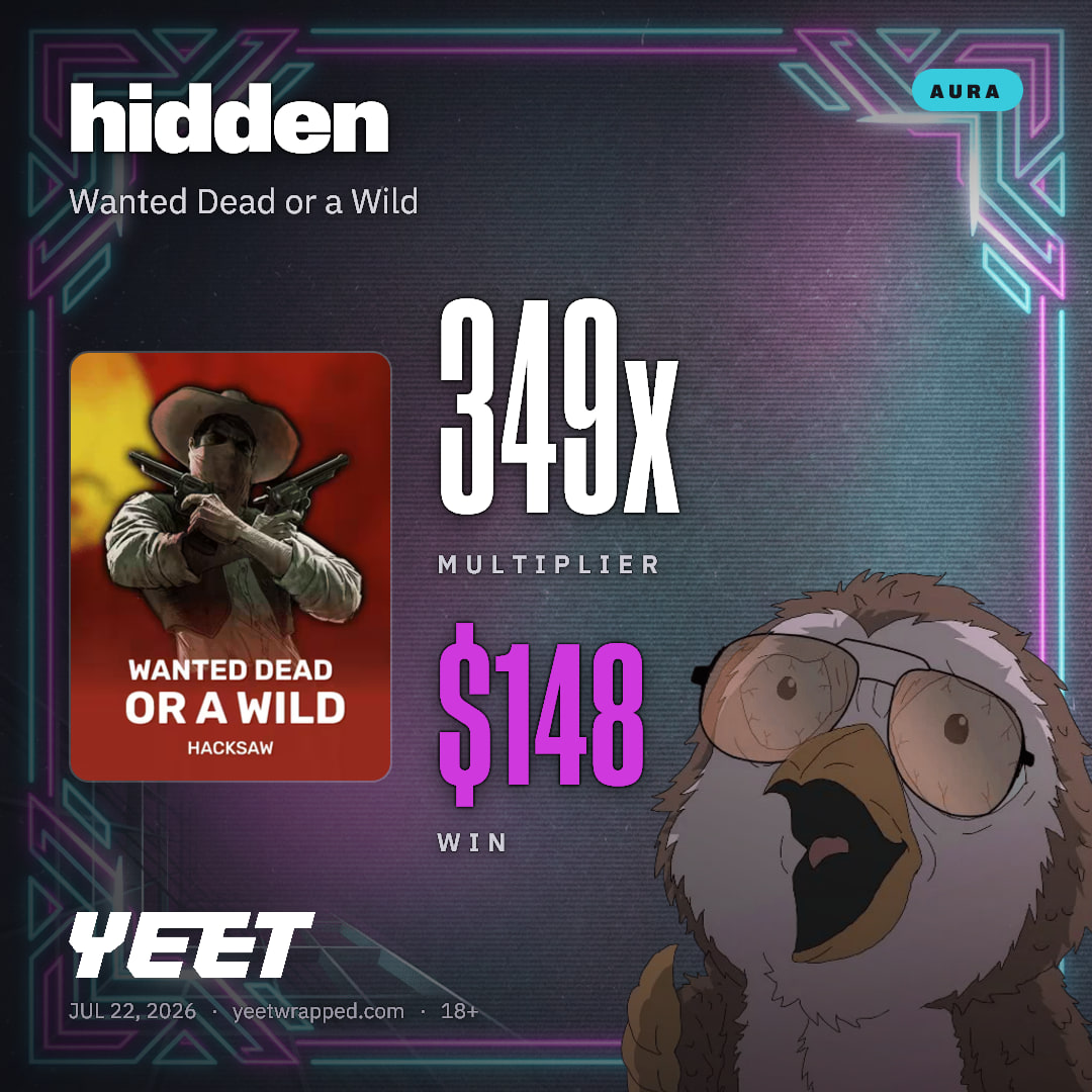 hidden hit 348.5x on Wanted Dead or a Wild