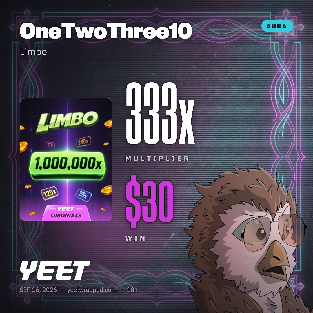 OneTwoThree10 hit 333x on Limbo