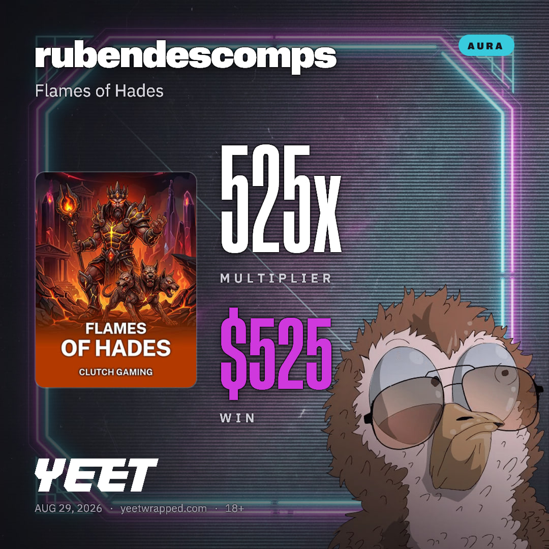 rubendescomps hit 524.5x on Flames of Hades