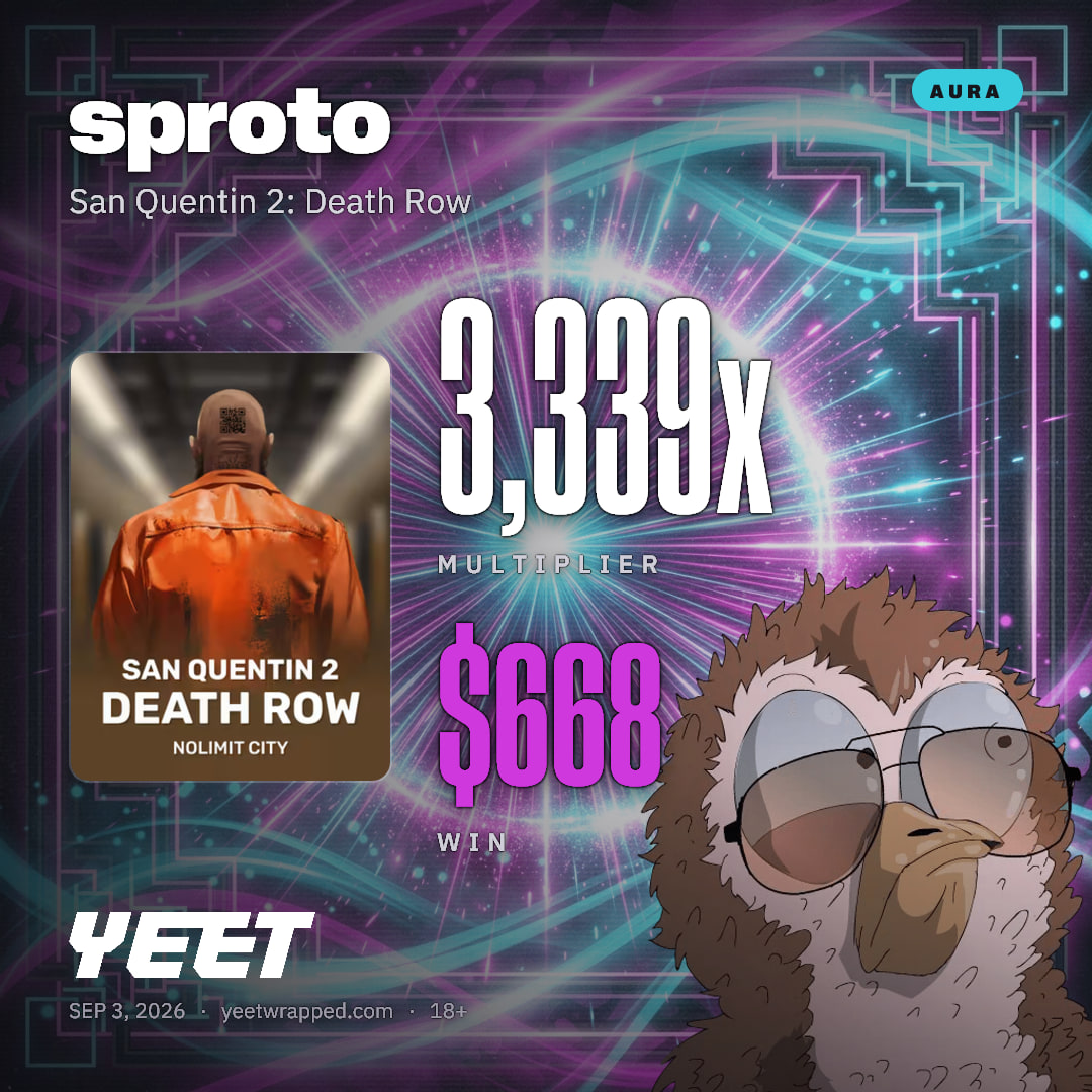 sproto hit 3,339x on San Quentin 2: Death Row