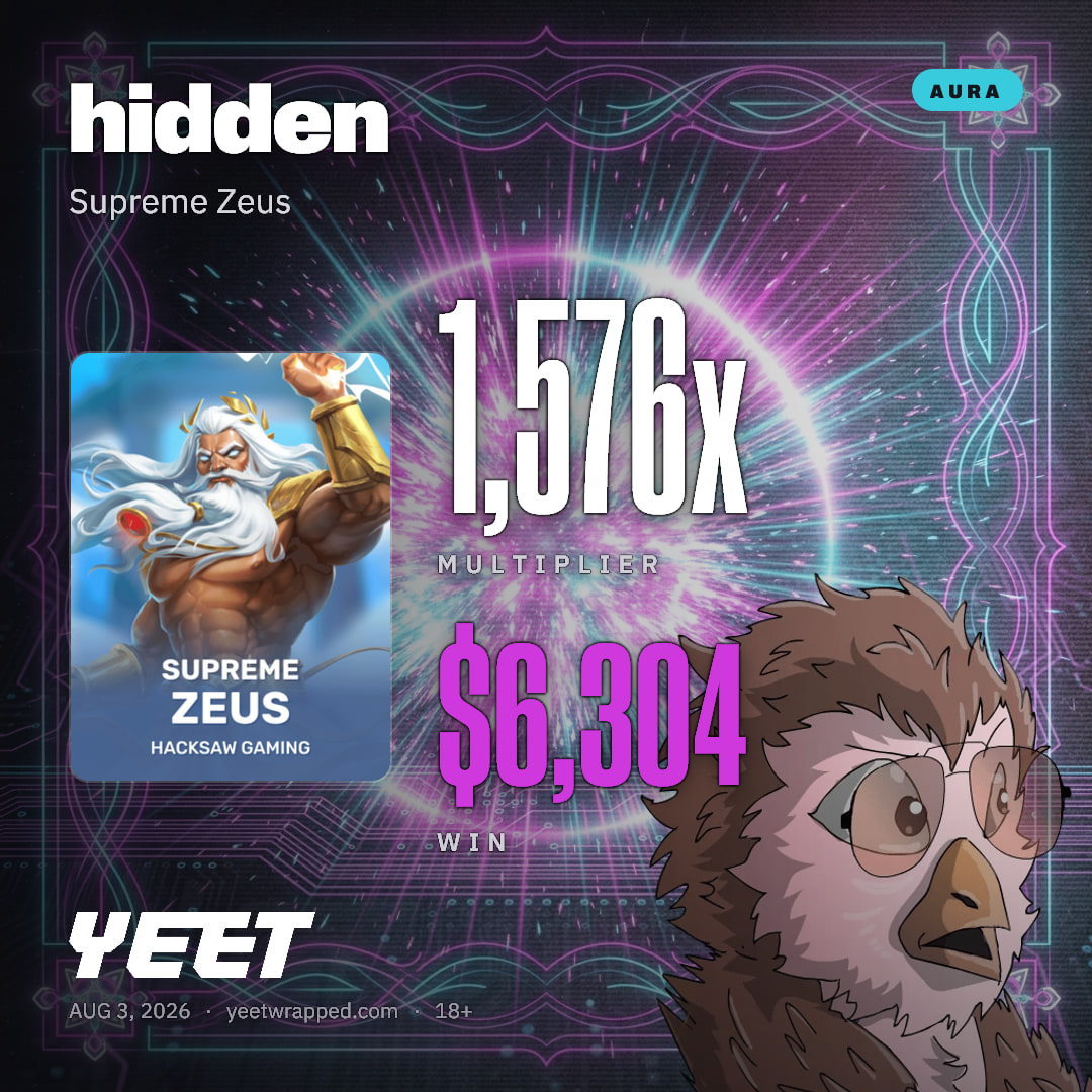hidden hit 1,576x on Supreme Zeus