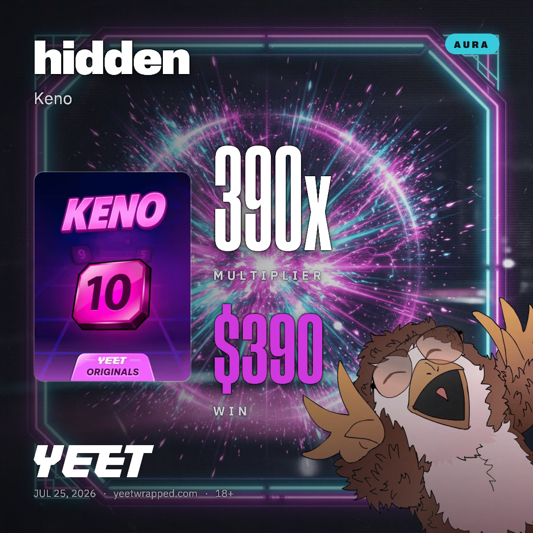 hidden hit 390x on Keno