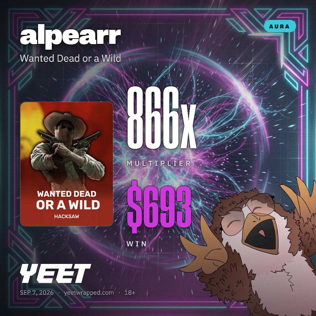 alpearr hit 865.7x on Wanted Dead or a Wild
