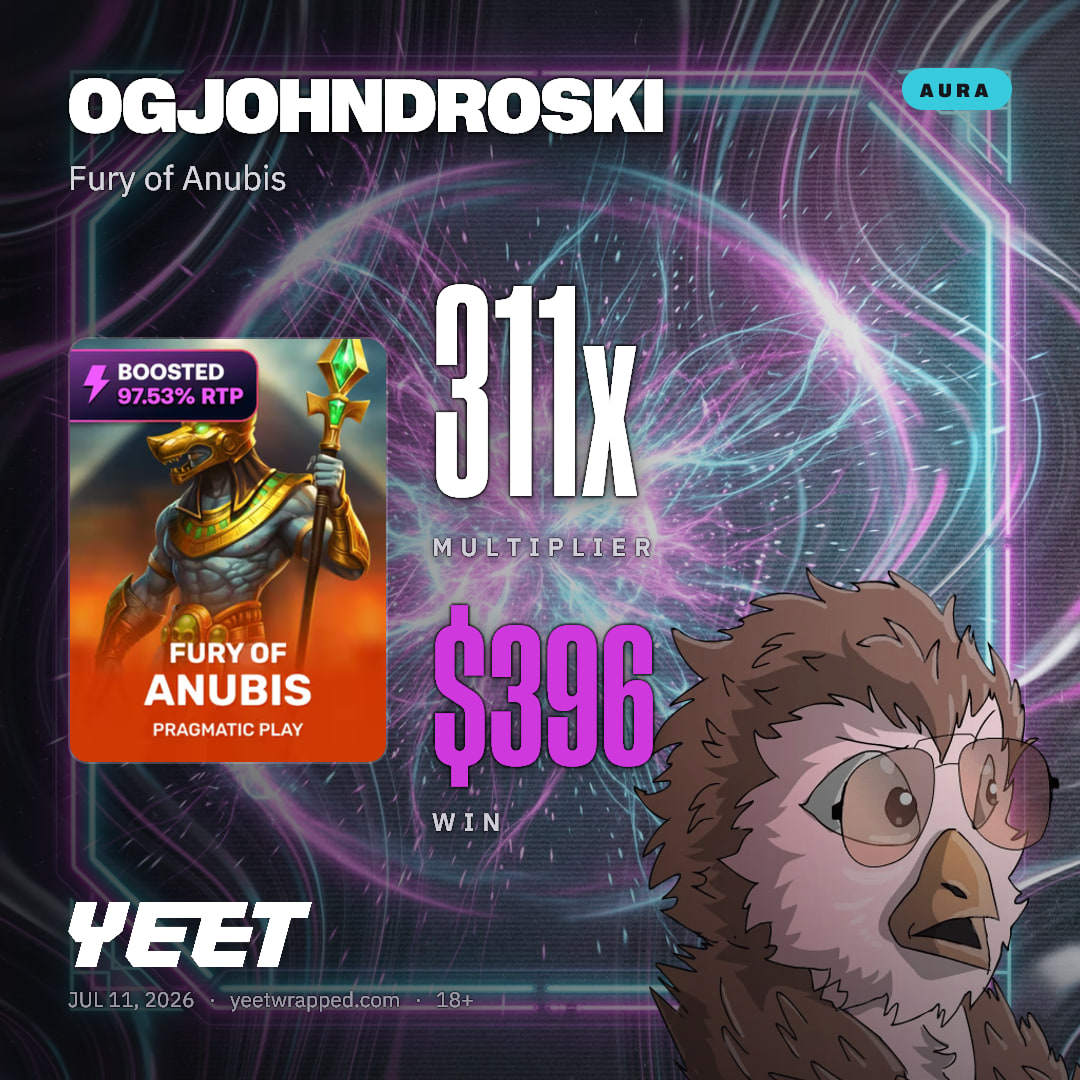 OGJOHNDROSKI hit 311.5x on Fury of Anubis