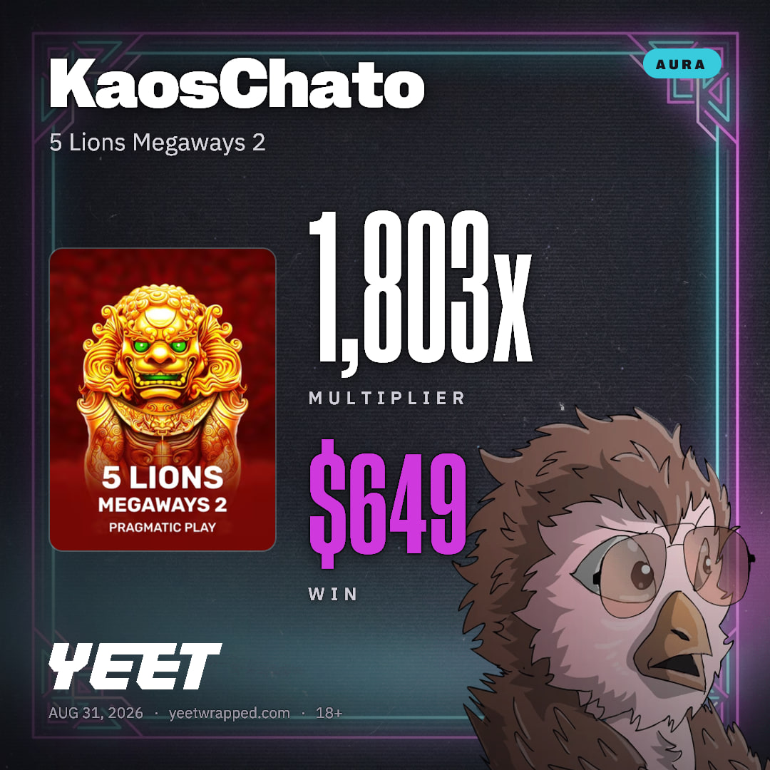 KaosChato hit 1,803x on 5 Lions Megaways 2
