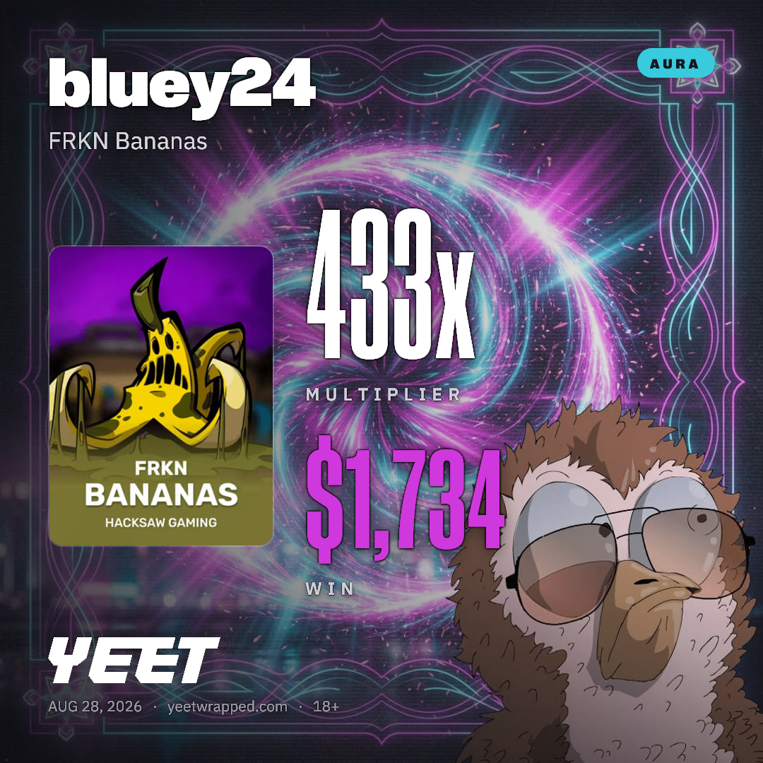 bluey24 hit 433.4x on FRKN Bananas