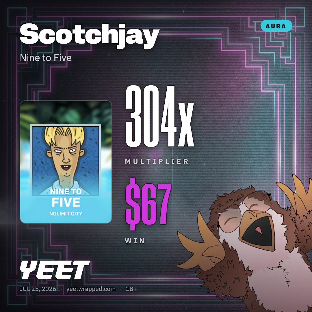 Scotchjay hit 304x on Nine to Five