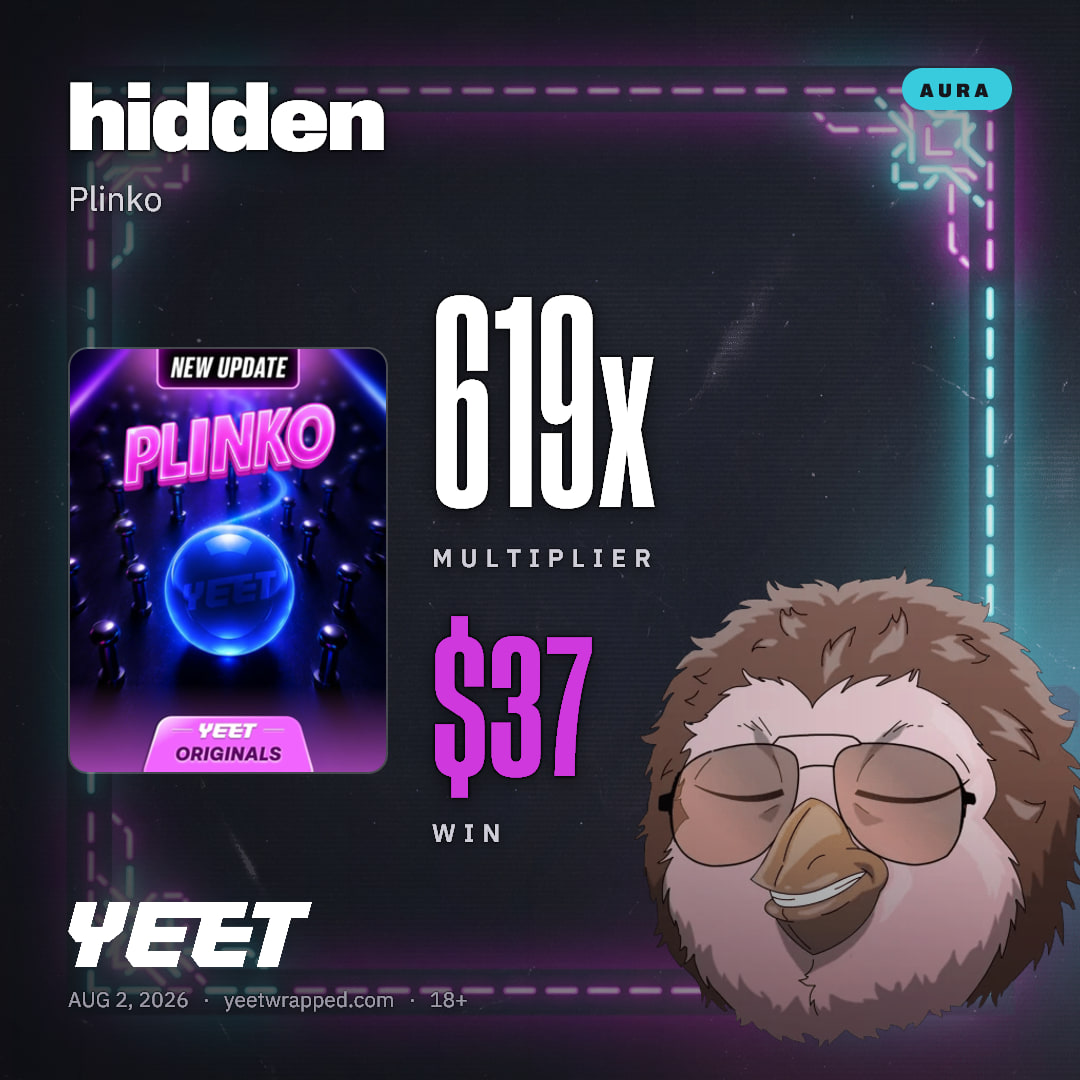 hidden hit 619x on Plinko