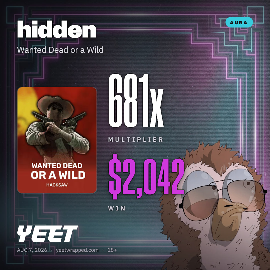 hidden hit 680.5x on Wanted Dead or a Wild