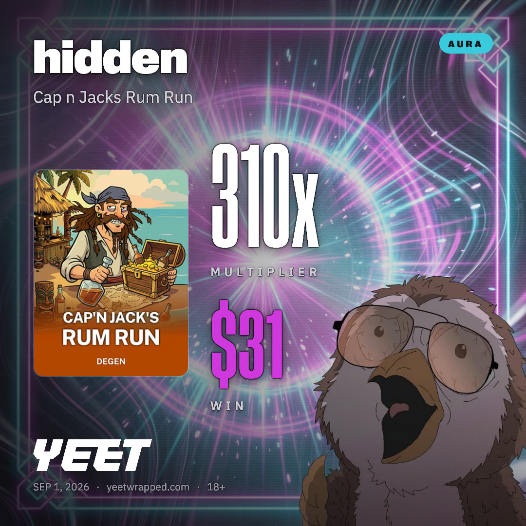 hidden hit 310x on Cap n Jacks Rum Run