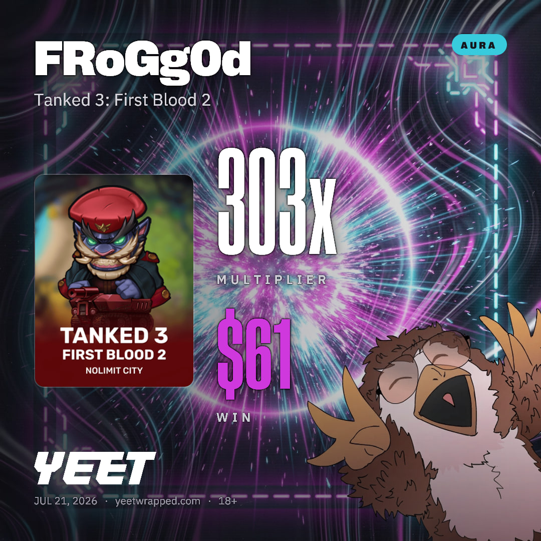 FRoGg0d hit 302.8x on Tanked 3: First Blood 2