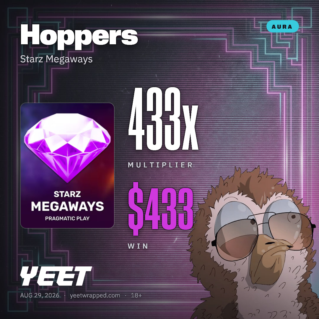 Hoppers hit 433.1x on Starz Megaways