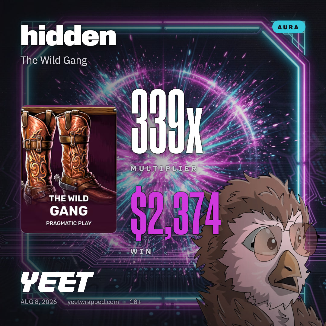 hidden hit 339.2x on The Wild Gang