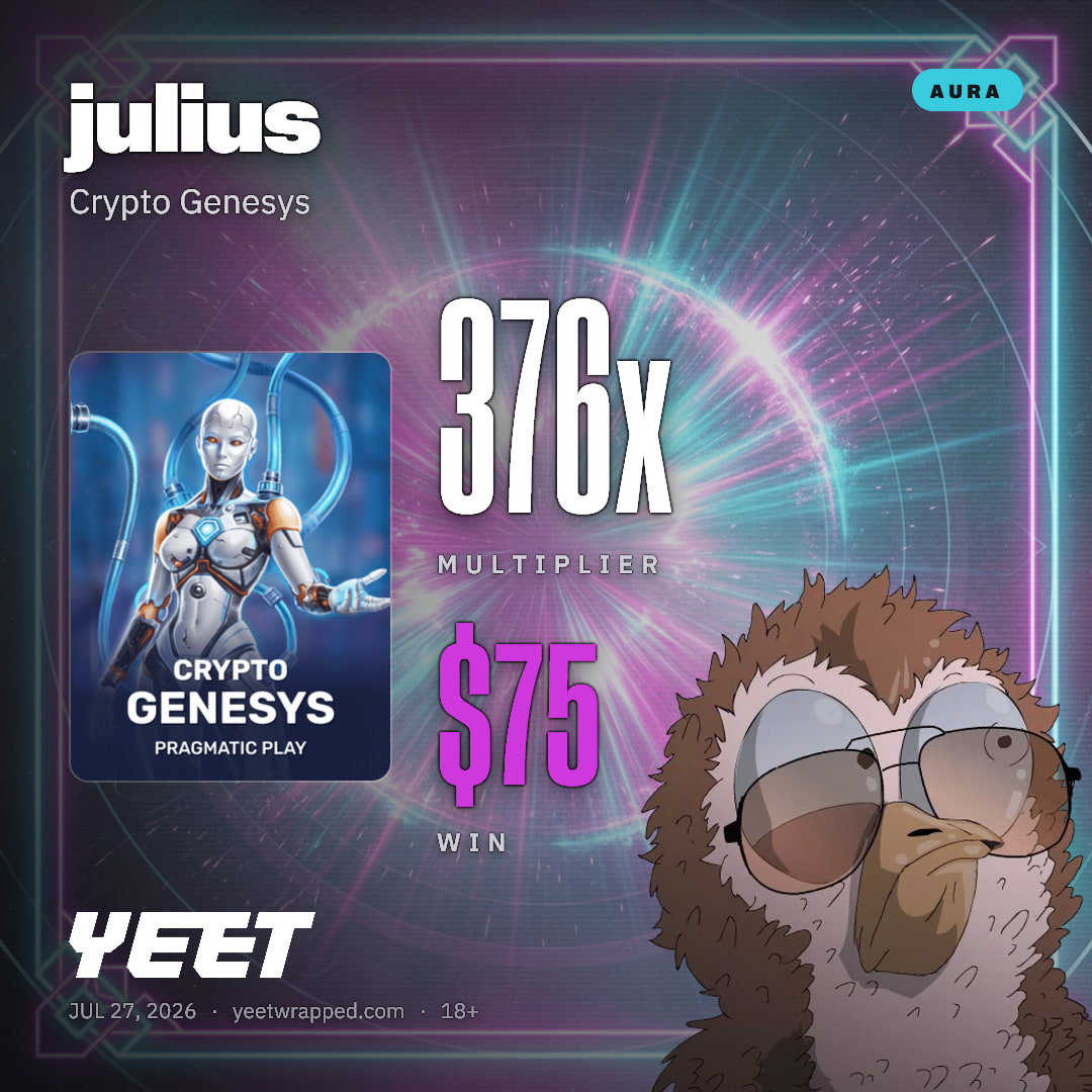 julius hit 375.7x on Crypto Genesys