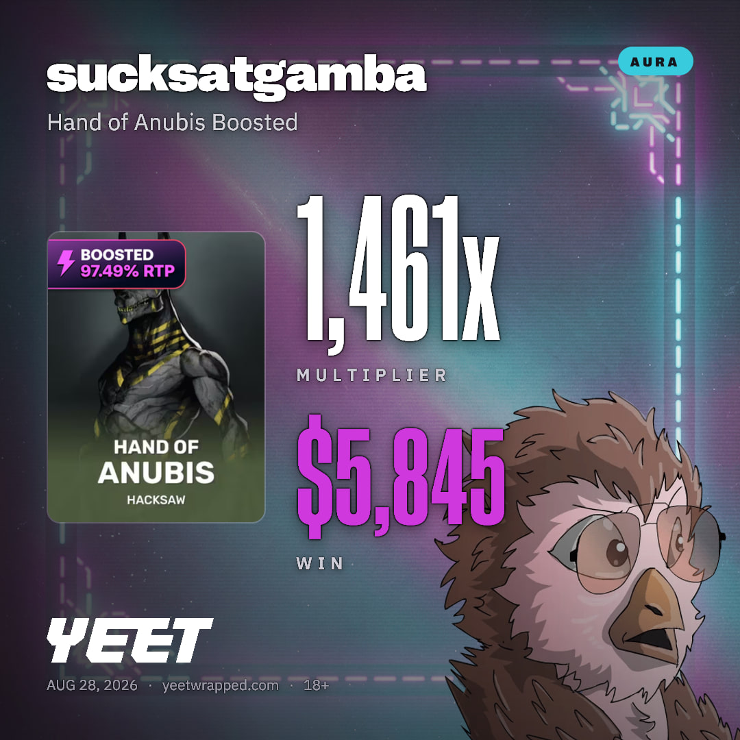 sucksatgamba hit 1,461x on Hand of Anubis Boosted