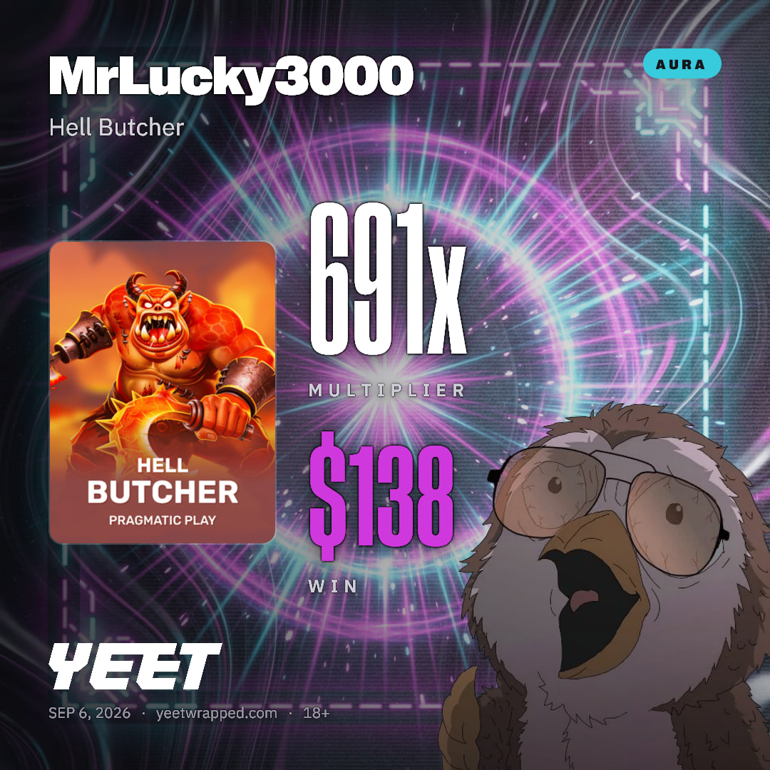 MrLucky3000 hit 690.7x on Hell Butcher