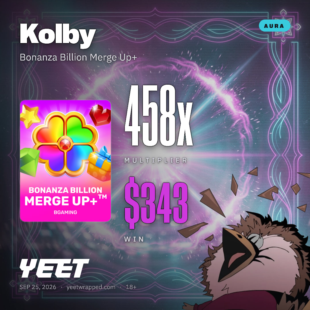 Kolby hit 457.6x on Bonanza Billion Merge Up+