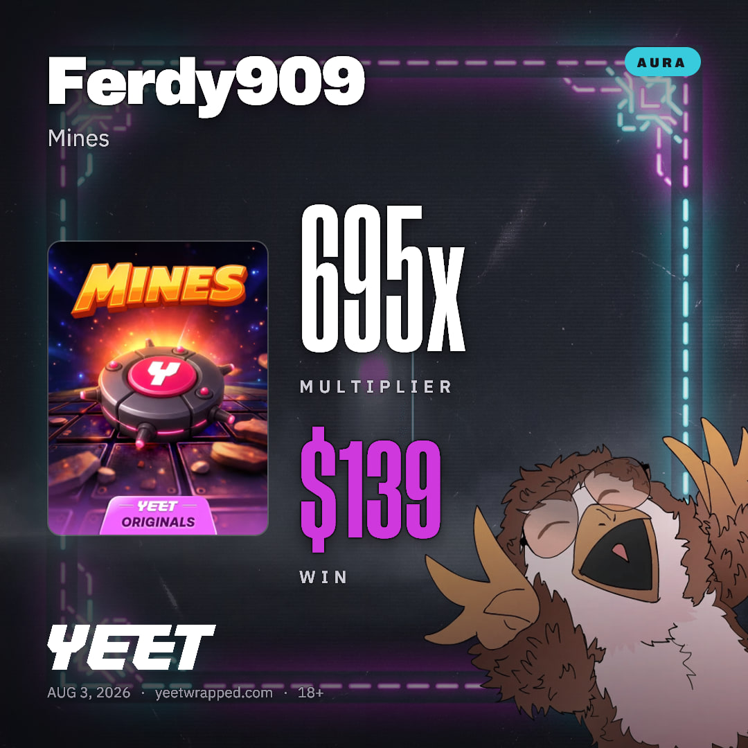 Ferdy909 hit 695.4x on Mines