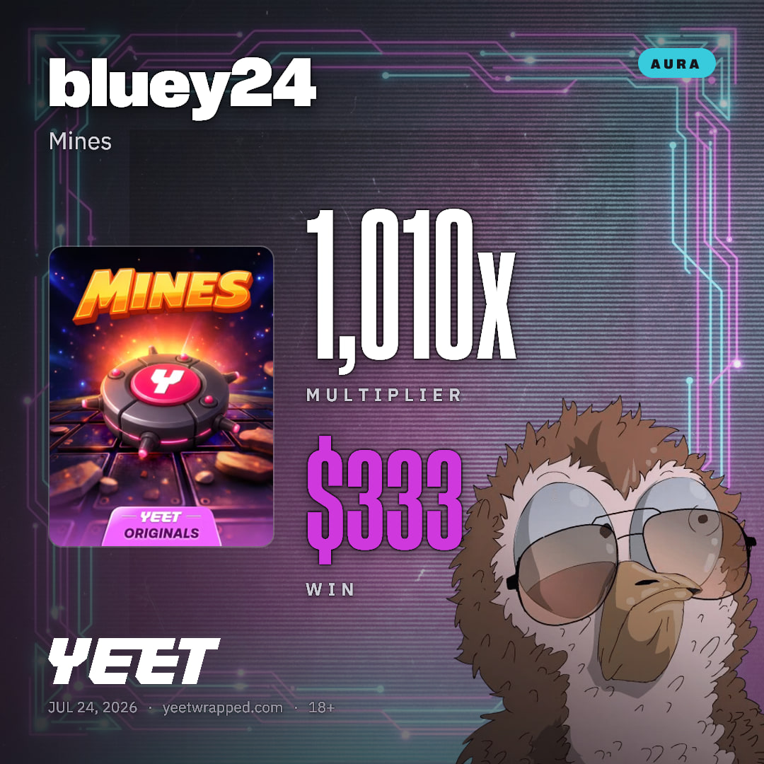 bluey24 hit 1,010x on Mines