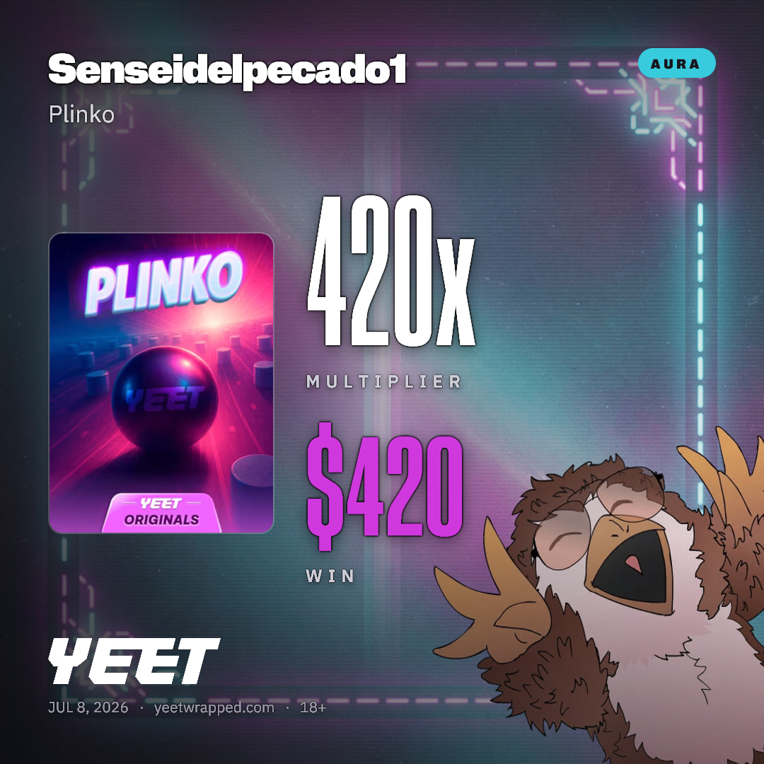 Senseidelpecado1 hit 420x on Plinko