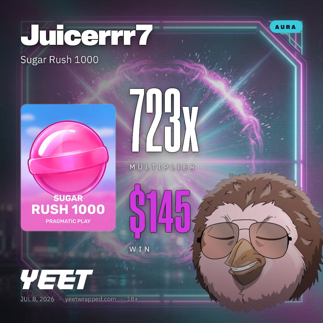 Juicerrr7 hit 723.1x on Sugar Rush 1000