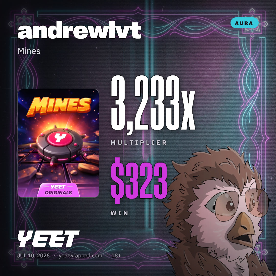 andrewlvt hit 3,233x on Mines