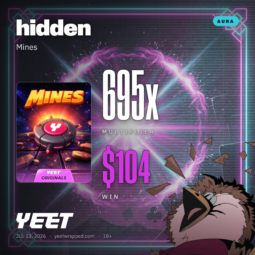 hidden hit 695.4x on Mines