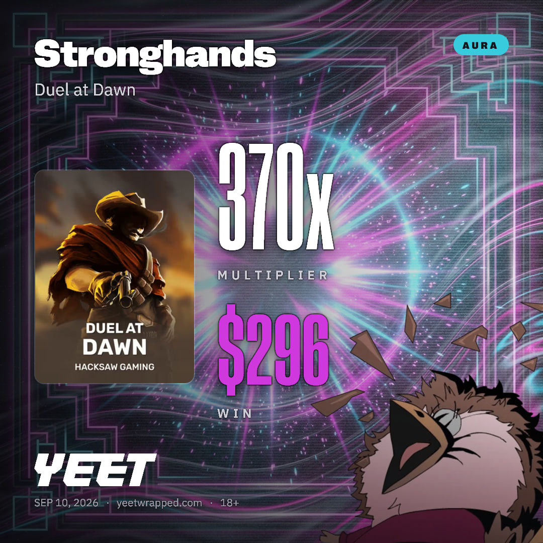 Stronghands hit 369.6x on Duel at Dawn
