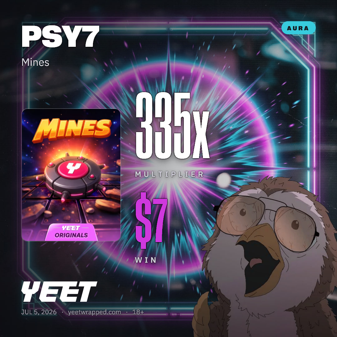 PSY7 hit 335.4x on Mines