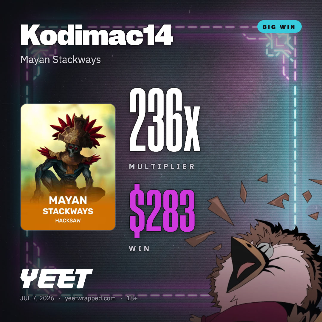 Kodimac14 hit 235.7x on Mayan Stackways