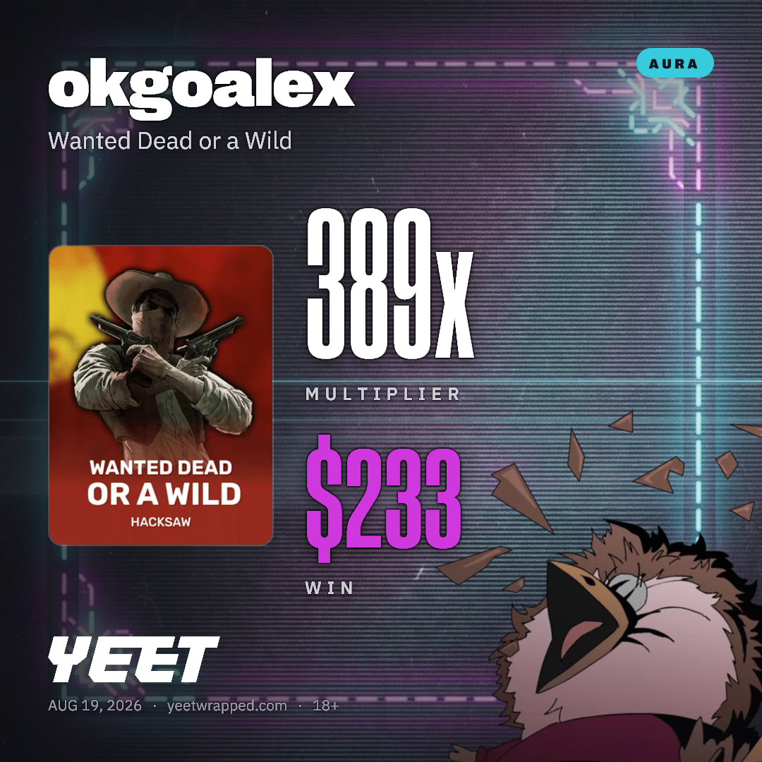 okgoalex hit 389x on Wanted Dead or a Wild