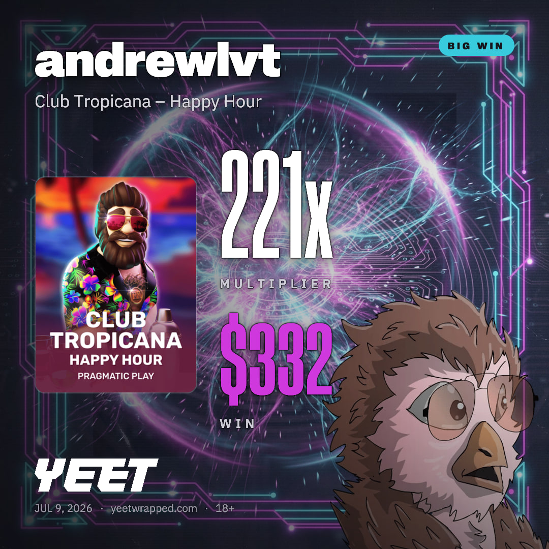 andrewlvt hit 221.1x on Club Tropicana – Happy Hour