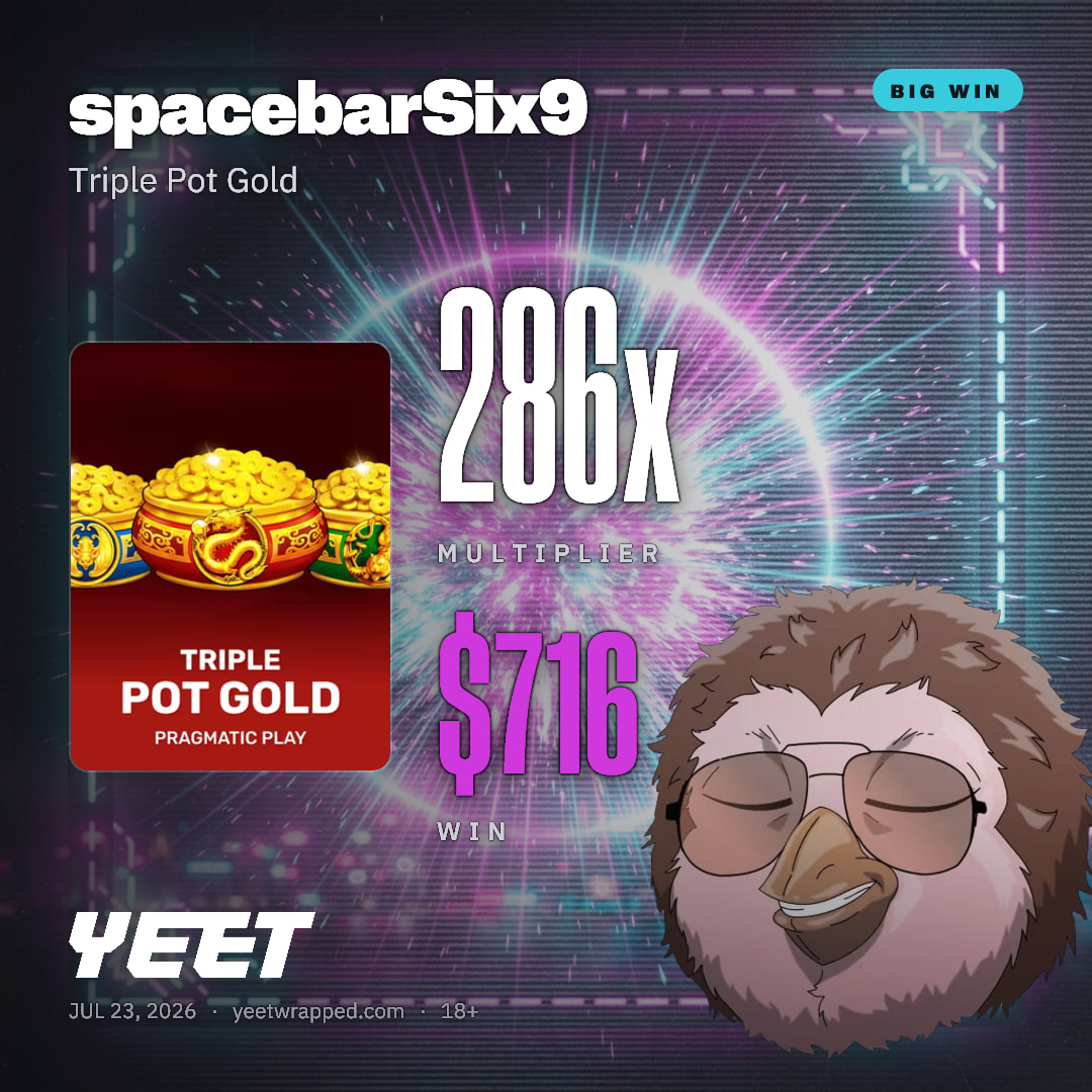 spacebarSix9 hit 286.4x on Triple Pot Gold