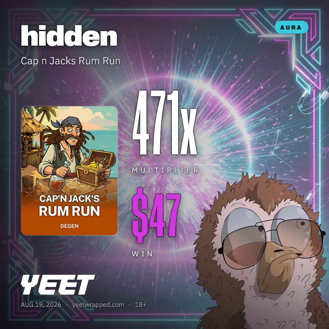hidden hit 471.3x on Cap n Jacks Rum Run