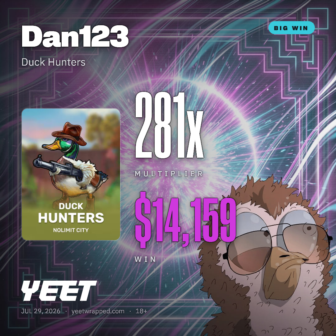 Dan123 hit 280.9x on Duck Hunters
