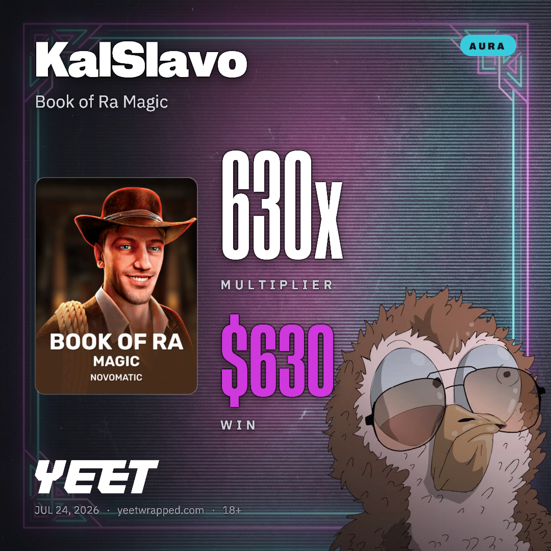 KalSlavo hit 629.5x on Book of Ra Magic