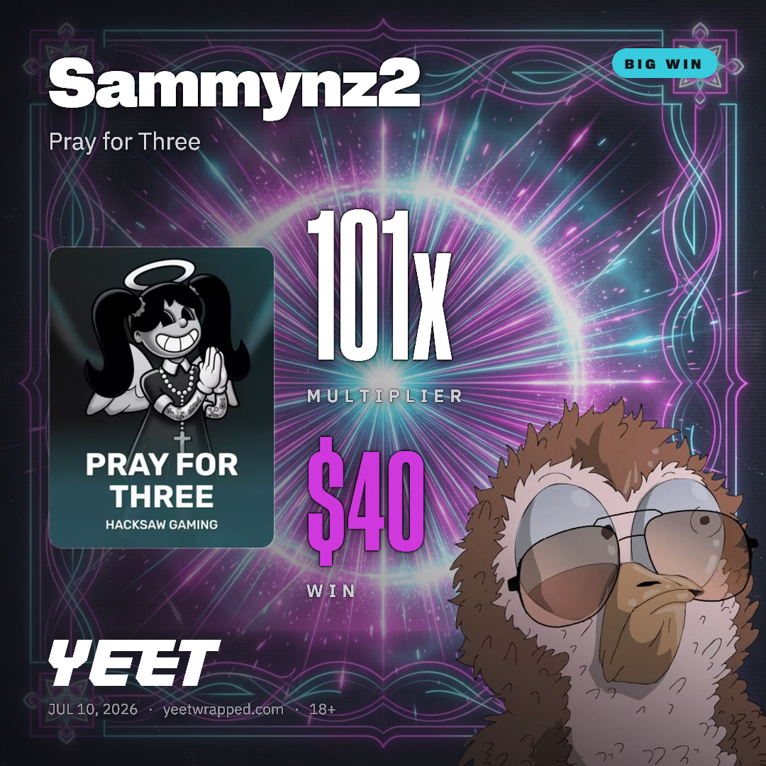 Sammynz2 hit 100.8x on Pray for Three