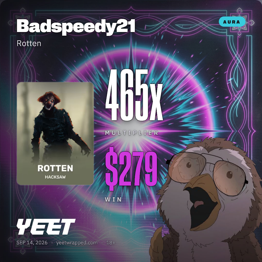 Badspeedy21 hit 464.5x on Rotten