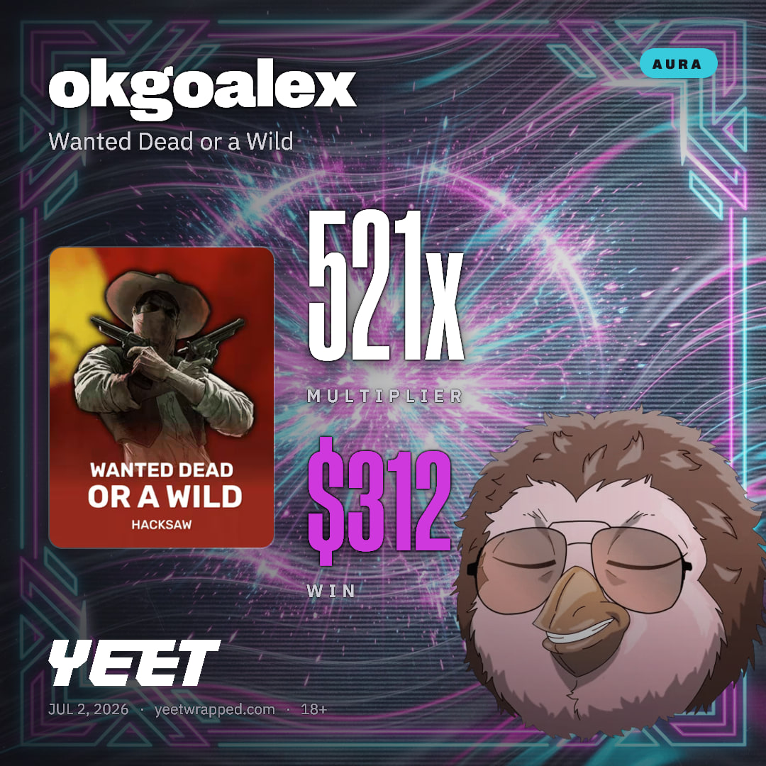okgoalex hit 520.5x on Wanted Dead or a Wild